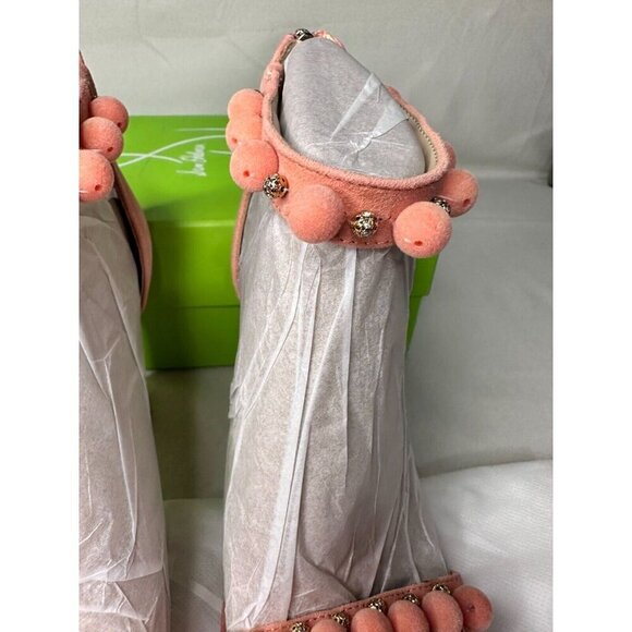 Sam Edelman Luella Canyon Clay Beaded Dress Sandals 7.5 High Heel Ankle Strap - Picture 13 of 16